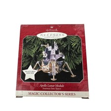 1998 Hallmark Keepsake Apollo Lunar Module Journeys Into Space Magic Ornament picture