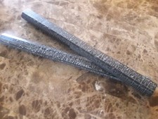 EGYPTIAN PRECISION GRANITE CUSTOM BLACK ROYAL CUBIT RULER REPRODUCTION w/ PAMPHL picture
