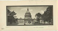 1907 West Front of the US Capitol Building - 6x12 Vintage Printed Photo picture