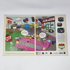 The Simpsons Road Rage PS2 GameCube Xbox Maniac Print Ad/Poster Official Promo picture
