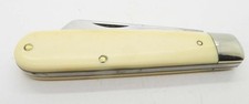 D58) NICE VINTAGE SCHRADE 175 SERRATED BLADE FOLDING KNIFE picture