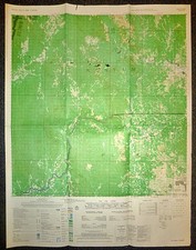 Rare US Map - IA DRANG - PLEIKU - PLEI MRONG - POLEI KLENG - 6537 - Vietnam War picture