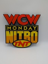 Large WCW Nitro Version Logo Accessory For Action Figures and Collections picture