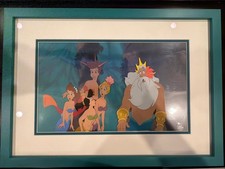 Disney Little Mermaid King Triton Ariel’s Sisters  Production Cel Framed 1989 picture