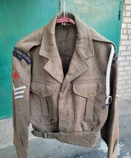 British vintage 1950s Battledress Sergeant's uniform picture