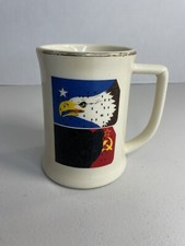 Vintage Cold War/Pc Computers/War Games Coffee Mug. (Has Been Repaired) picture