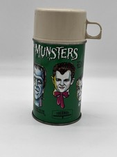 Rare Vintage 1965 Thermos Brand The Munsters Lunch Box No lunchbox, Thermos Only picture