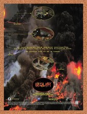 1996 Bedlam PC Original Advertisement / Retro Promo v2 picture