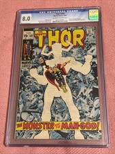 Thor #169, CGC 8.0, Origin of Galactus, Marvel 1969 picture