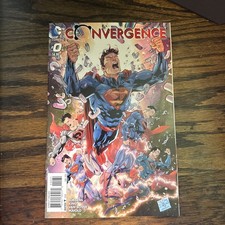 2015 DC Convergence #0 Tony S Daniel 1:25 Variant Superman Cover / Bag & Board picture