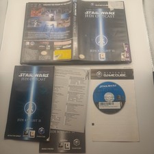 nintendo gamecube, star wars jedi outcast jedi knight ii, tested working, cib picture