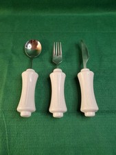 Ableware Oversize Handle Utensil Set Knife Fork Spoon Adaptive Low Mobility Aids picture