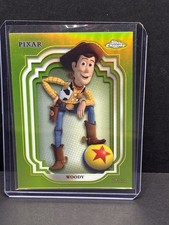 2024 Topps Chrome Disney #63 Woody Green Refractor /99 SSP picture