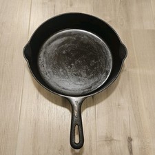 Vintage Griswold No. 7 Cast Iron Skillet 701, Erie PA  picture