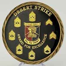 2nd Infantry Division Strike Force Desert Strike CSM Award Challenge Coin picture