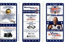 Wendy's 2000 NHL ALL Star Official Ballot Dave Thomas picture