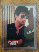 Cobra 1986 Japanese Movie Promo Card Sylvester Stallone Warner Bros picture