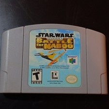 Star Wars Battle for Naboo Nintendo 64 Authentic Cartridge Only Tested & Works picture