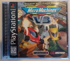 Micro Machines V3 (Sony PlayStation 1, 1997) Complete CIB - Tested - Works picture