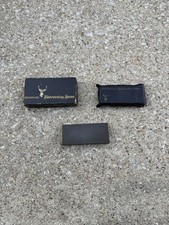 Browning Arms Co. Sharpening Stone in Vtg Original box, Medium & Fine Grit picture