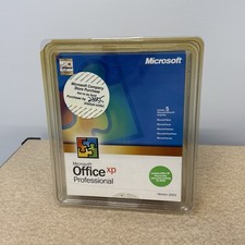 Microsoft Office XP Professional 2002 CD NEW Sealed Retail Full Vers. Word Excel picture