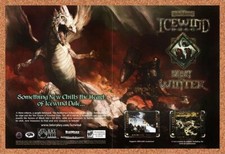 2000 Icewind Dale Heart Of Winter PC Original Advertisement / Retro Promo v1 picture