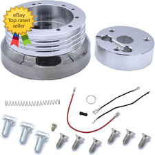 5 & 6 Hole Billet Steering Wheel Hub Adapter for Chevy GM Flaming River Ididit picture