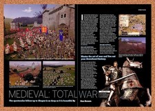 2002 Medieval Total War PC Original Advertisement / Retro Promo vr1 picture