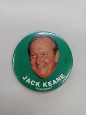 Jack Keane Democrat Vintage Campaign Button picture