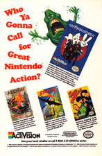 1990 GHOSTBUSTERS II THE THREE STOOGES ARCHON STEALTH PRINT AD - NES VIDEO GAME picture