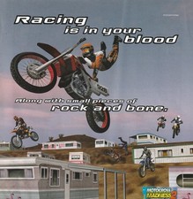 Vintage 2000 Motocross Madness 2 Original Microsoft Game Print Ad 21x27cm NEX 07 picture