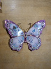 Lena Liu Jewels of Nature NATURES ELEGANCE Butterfly Wall Plaque Bradford Xchg picture