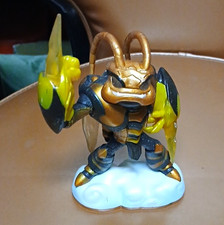 Activision Skylanders Lightning Rod Glow in the Dark Plastic Figurine Gold/Black picture