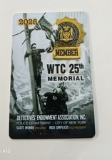 NYPD Detective Member PBA DEA Card 2026. Detective Name Is Provided. picture