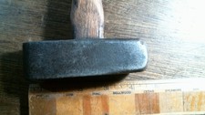Antique  Blacksmithing  Straight Peen Hammer 1 lb 13 oz GROSS WT FREE PRIORITY picture