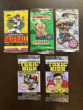 5x Sealed Packs Various Releases UK Baseball GG93 Toxic High Aussie Garbage Gang picture