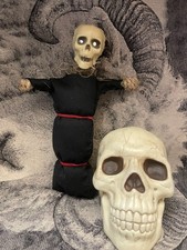 AUTHENTIC HAUNTED VOODOO BLACK DOLL DEMON -W/ PINS- 6-8 
