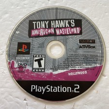 Tony Hawk's American Wasteland (Sony PlayStation 2, 2005) Disc picture