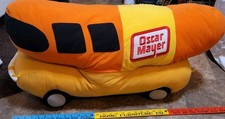 RARE Extra Large Jumbo Oscar Mayer Weinermobile 3-Foot Stuffed Plush Vintage picture