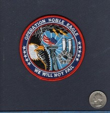 Operation Noble Eagle USAF NAVY USMC US ARMY USCG Veteran Jacket Patch picture