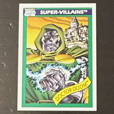 Marvel 1990 Super-Villains Base Set #60 Doctor Doom picture