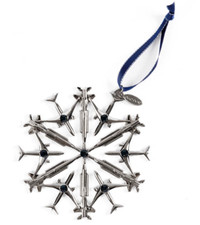 NEW Boeing 2024 Jet Snowflake Ornament, SKU # 460060030445 picture
