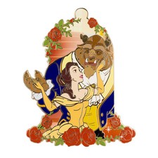 Disney Beauty and the Beast Cloche of Dreams Jumbo Collectible Trading Pin PALM picture