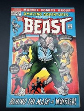 Amazing Adventures 14 VGFN Gray Beast 1972 Marvel Comics X-Men Iron Man picture