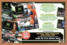2002 Microsoft Xbox Magazine Launch Original Advertisement / Retro Promo v5 picture