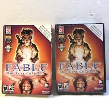 Fable The Lost Chapters PC CDROM 2005 NEW FACTORY SEALED dust jacket Slip cover picture