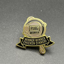 PUBG Mobile Winner Winner Chicken Dinner Loot Crate Lapel Hat Pin picture