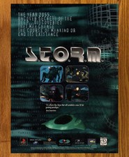 S.T.O.R.M Sega Playstation - Game Print Ad / Poster Promo Art 1996 picture
