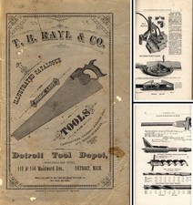 T.B. Rayl & Co., Detroit, Mich. - 1885 General Line Catalog - 132 Pages - Tools picture