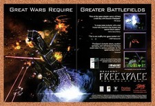 1998 Descent FreeSpace The Great War PC Original Advertisement / Retro Promo v2 picture